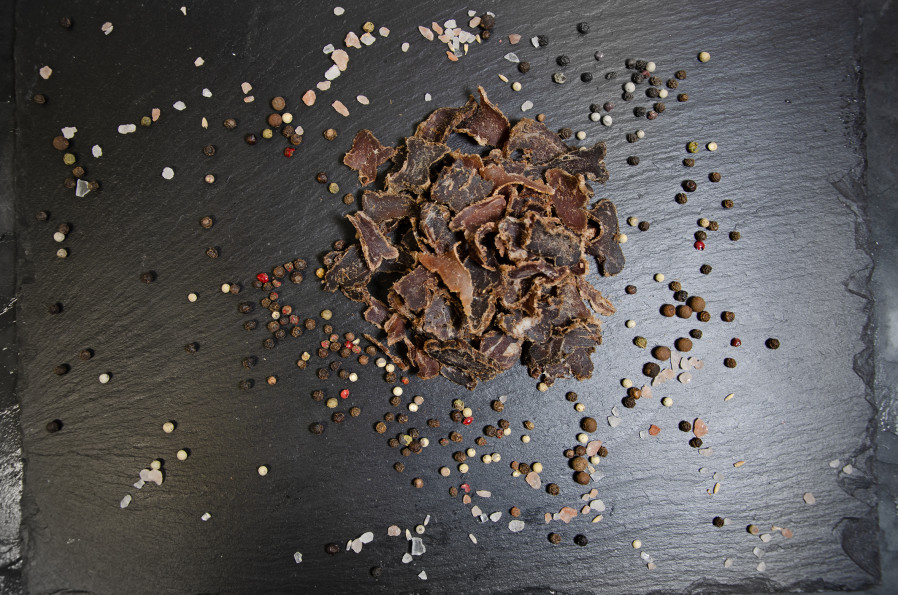 detail Sušené maso biltong - originál