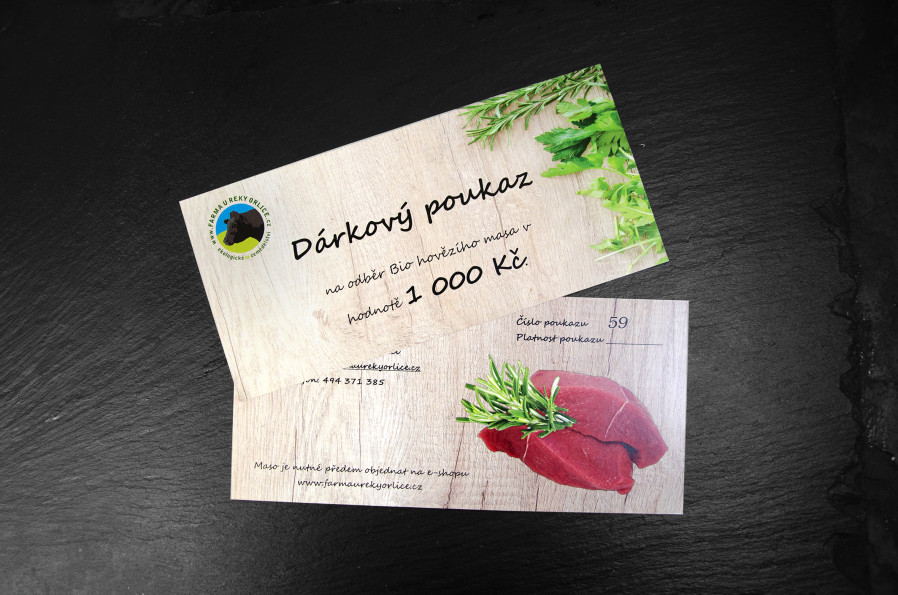 detail Dárková poukázka 1000,- Kč