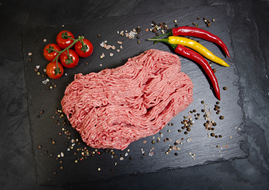 detail Mleté maso přední mrazené 1kg balení Bio